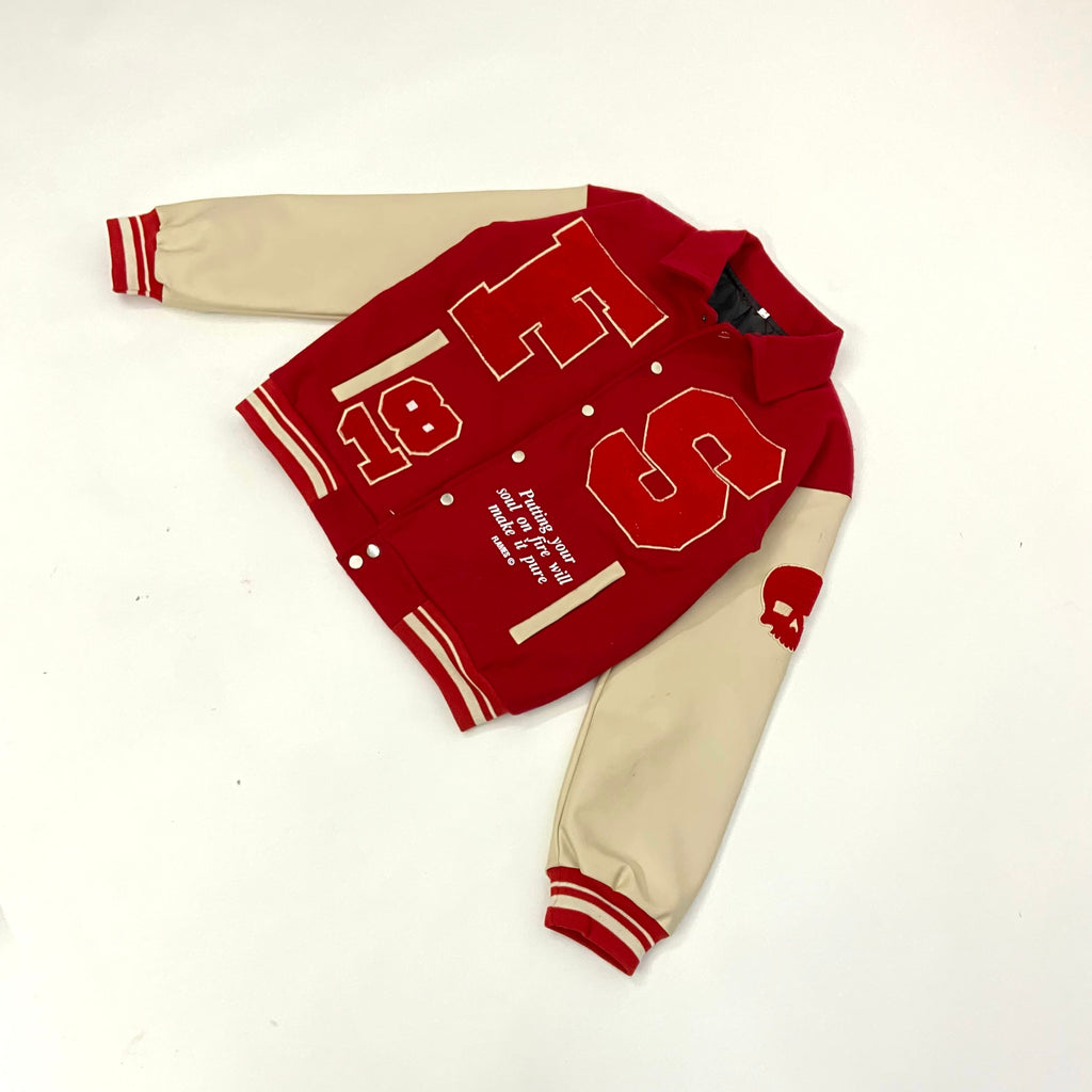 Burn your soul varsity jacket - theflames