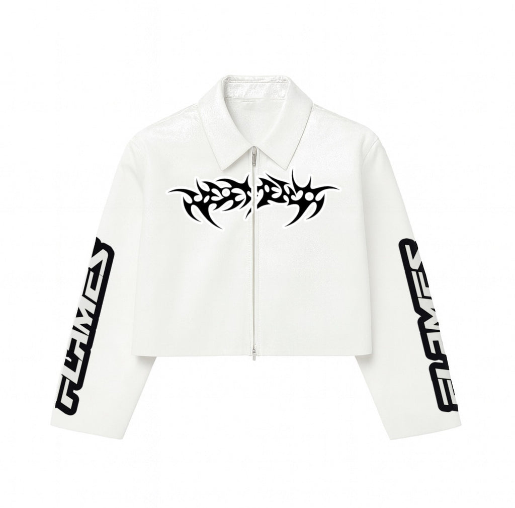 WHITE RACING JACKET