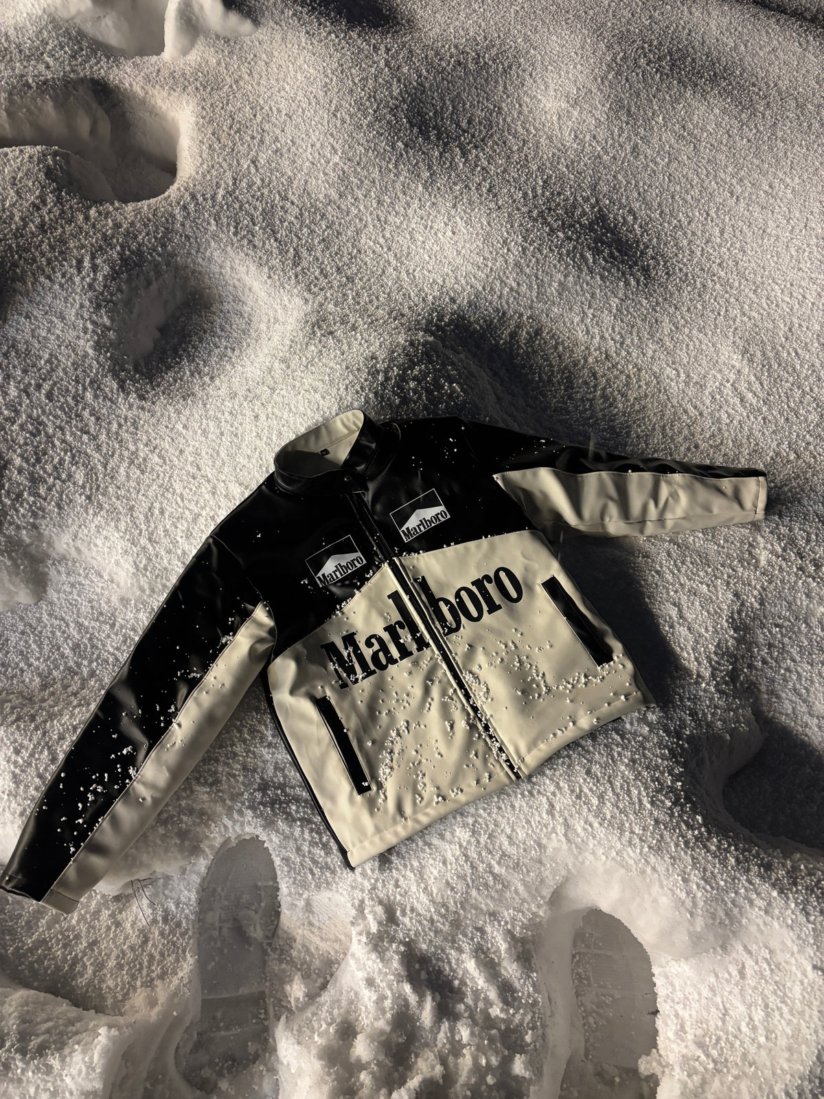 BLACK MARLBORO RACING JACKET